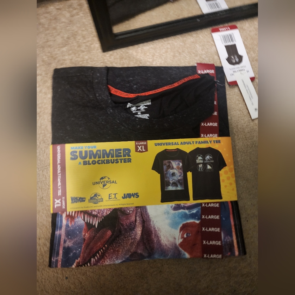 STEPHEN SPEILBERG 4 Movies ET, JAWS, BACK TO FUTURE, JURRASIC PARK cosmic Tees